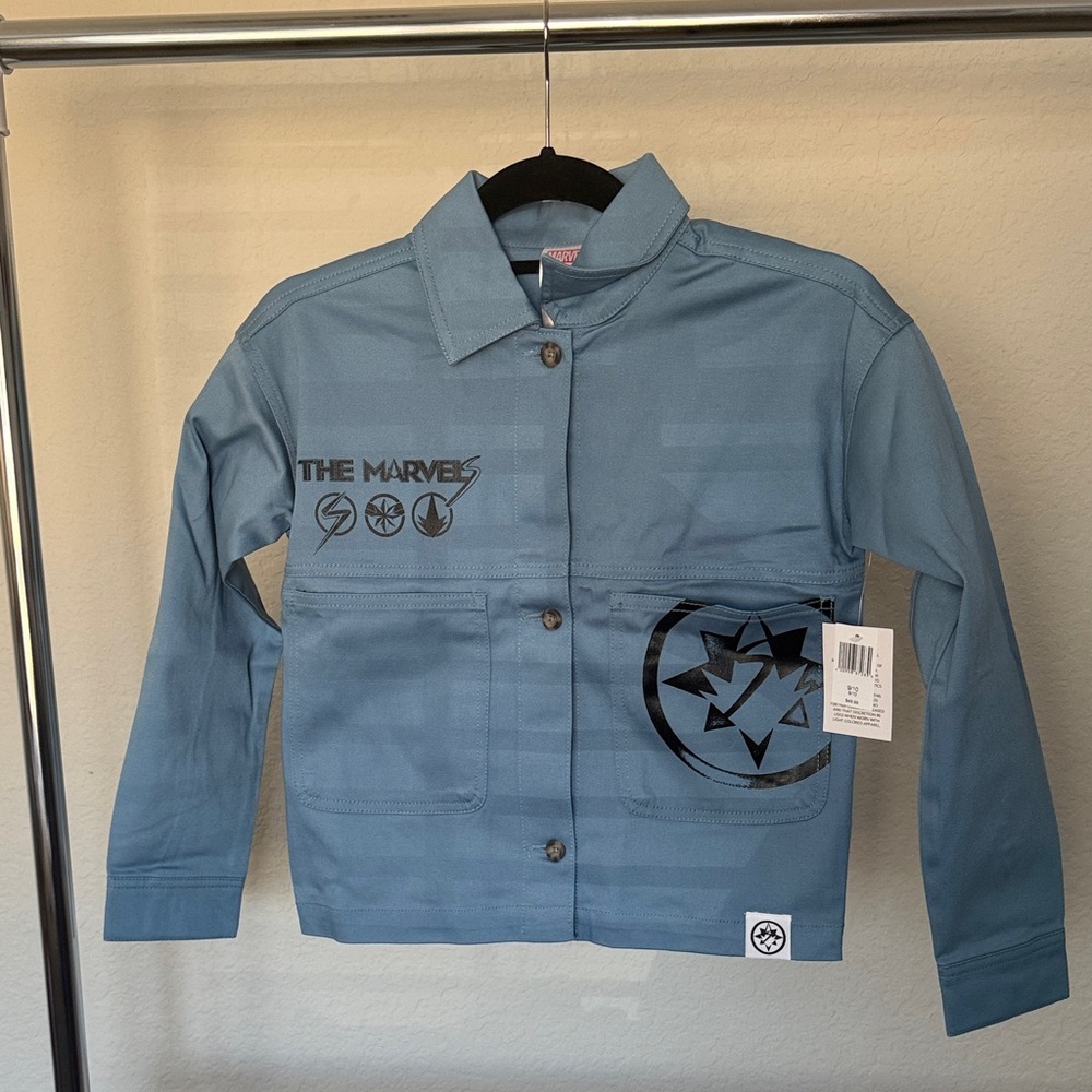 Girls Disney Parks "The Marvels" Denim Jacket